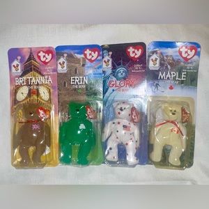 Ty Beanie Babies McDonald's International Bear Set